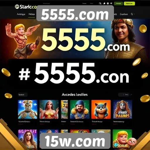 Navegação e usabilidade no 5555.com