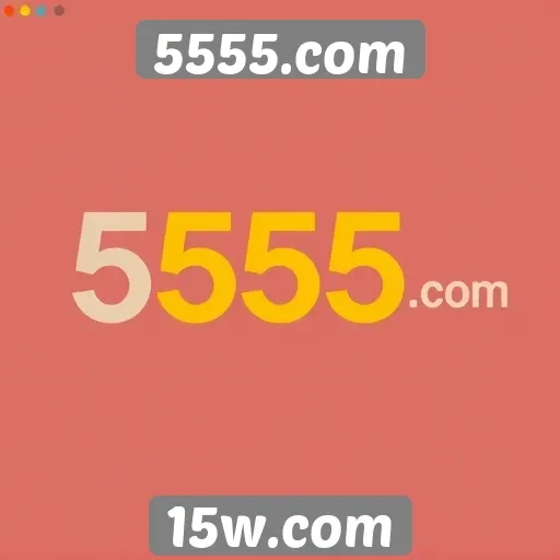 Análise da interface de usuário do site 5555.com